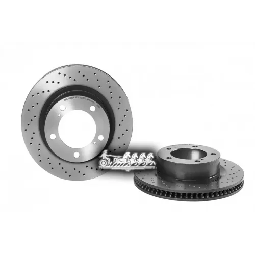 Диск Тормозной Toyota/Lexus Land Cruise/Lx570 08- (С Перфорацией) Перед.вент. D=340 Brembo 
