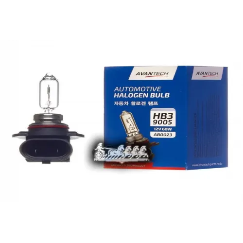 Лампа 9005 (Hb3) 12V 65W. 1800 Lm AVANTECH 
