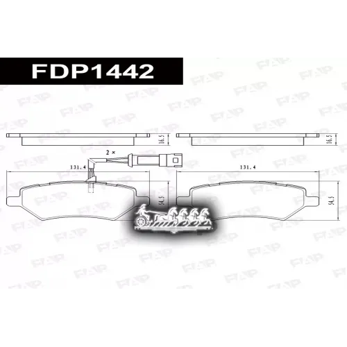 Колодки Тормозные Chery Fora FAP 