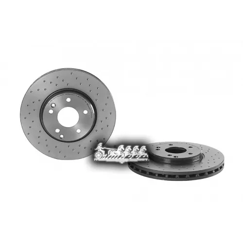 Диск Тормозной Mb C209/W203/W210 02- (С Перфорацией) 1.8-3.2 Перед.вент. Brembo 