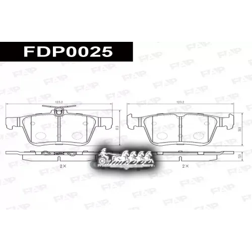 Колодки Тормозные Vag A3 12- 1.2T-2.0D FAP 