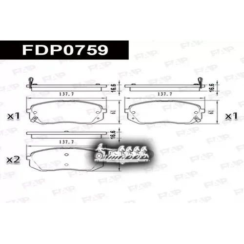 Колодки Тормозные Hyundai/Kia Ix35 2.0 FAP 