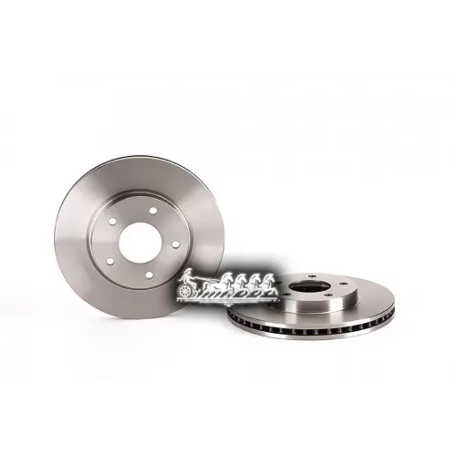 Диск Тормозной Mitsubishi Lancer 08- Перед.вент. D=276Мм. Brembo 