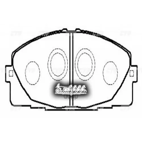 Колодки Тормозные Lexus 15- Передн. CTR 