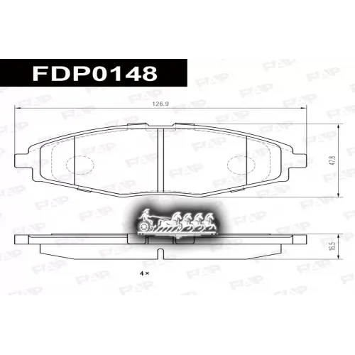 Колодки Тормозные Daewoo Lanos/Spark FAP 