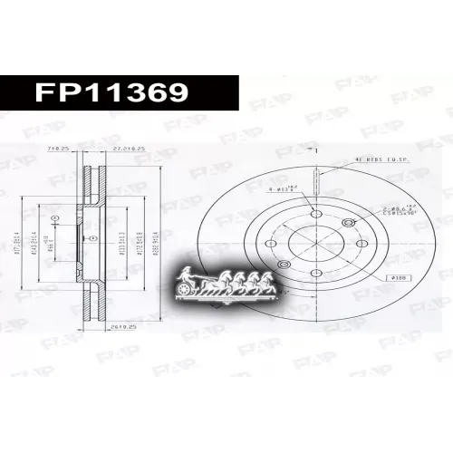 Диск Тормозной Psa C5 FAP 