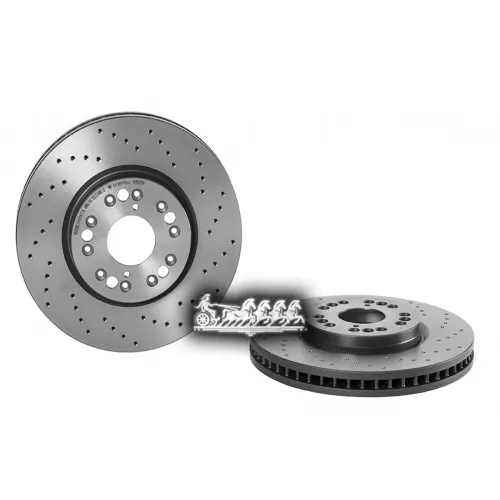 Диск Тормозной Lexus Gs/Is -05 (С Перфорацией) Перед. D=296 (Мин. 2 Шт.) Brembo 