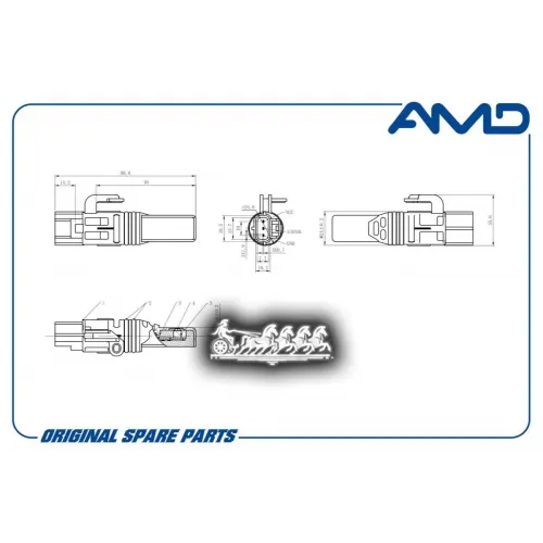Датчик Ford Focus I/Ii/Fusion -11 Скорости AMD 