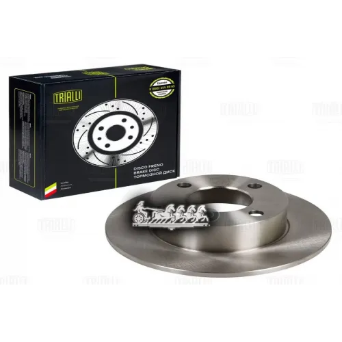Диск Тормозной Audi 80/90/100 82- Задн. Trialli 