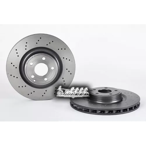 Диск Тормозной Mb Slk(R172) 11- 1.8-3.5 Перед.вент. D=344 Brembo 