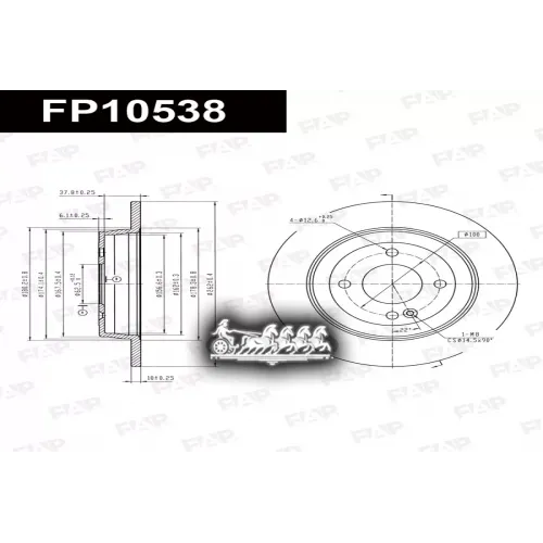 Диск Тормозной Hyundai/Kia Solaris Iv 10- 1.4/1.6 FAP 