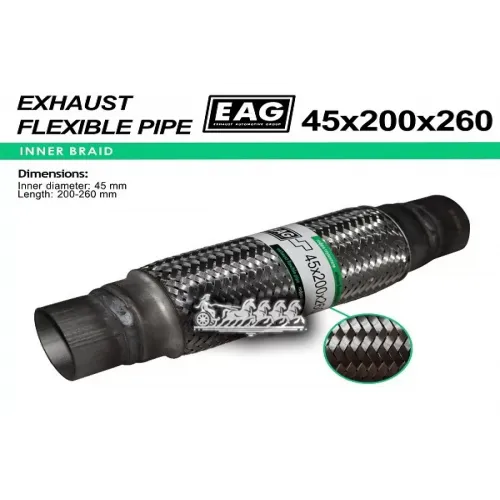 Гофра Глушителя 45X200x260 3-Х Слойная EuroEX 