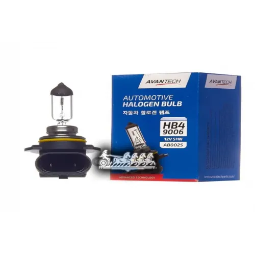 Лампа 9006 (Hb4) 12V 55W. 1060 Lm AVANTECH 