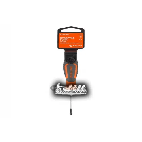 Отвертка Torx Tx9x60 С Эргономичной Рукояткой Магнитная Пласт.подвес AIRLINE 