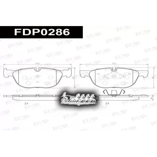 Колодки Тормозные Bmw X5(E70/F15) 07- 2.0D-3.0D FAP 