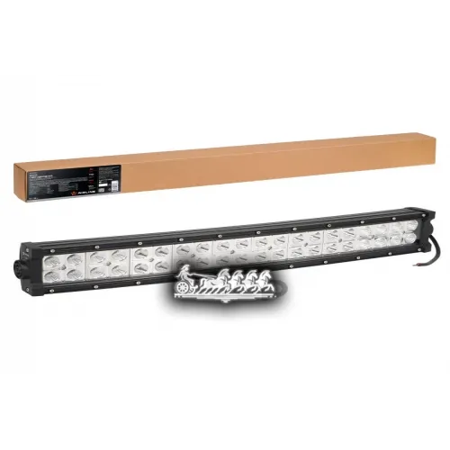 Фара Светодиодная (Балка) Двухрядная Изогн. 40Led Комбин.свет 120Вт 555Х78х60мм 12/24В AIRLINE 