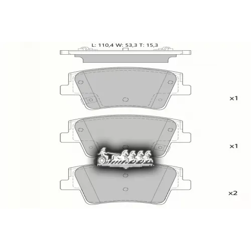Колодки Тормозные Hyundai Santa Fe 18- (+ Противоскр-Я Пластина) AVANTECH 