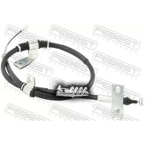 Трос Ручного Тормоза Ssang Yong Actyon/Kyron 2001-2013 Лев. Febest 14100-KYR05LH