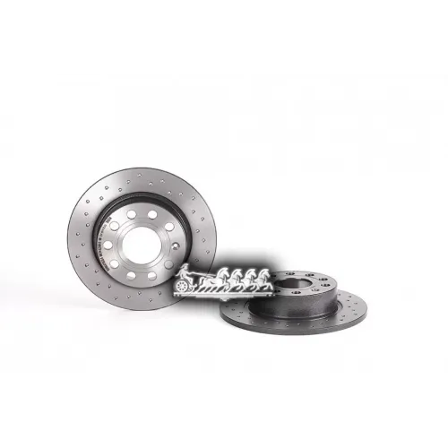 Диск Тормозной Vag A3/Octavia/Yeti/Golf 5/Golf 6/Jetta 4 03- Зад.вент. (С Перфорацией) Brembo 