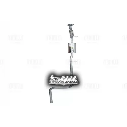 Резонатор Ford Fusion 02- 1.6I Доп. С Гофрой (Нерж. Алюм. Сталь) Trialli 