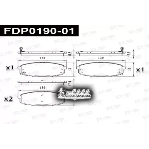 Колодки Тормозные Hyundai/Kia I30 FAP 