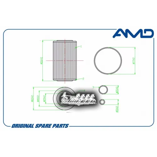 Фильтр Масляный AMD 