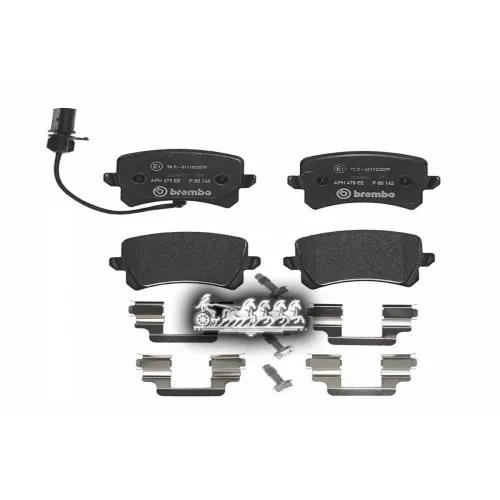 Колодки Тормозные Audi Q3 13- Задн.с Датч. Brembo 