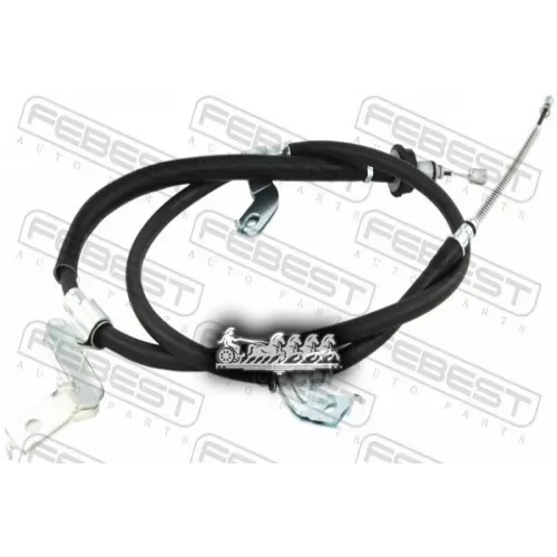 Трос Ручного Тормоза Kia Rio/Hyundai Solaris Прав.бараб. Febest 12100-SBDRUMRH