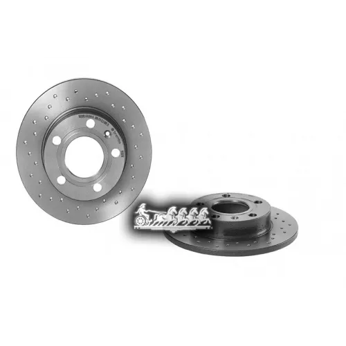 Диск Тормозной Audi A4 00- (С Перфорацией) Задн. (Мин. 2 Шт.) Brembo 