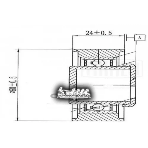 Натяжитель Ремня Грм Audi A6 C4 94- 2.5D Trialli CM 6170