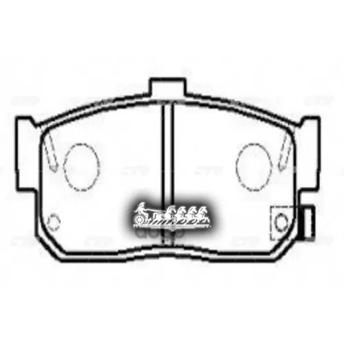 Колодки Тормозные Infiniti 15- Задн. CTR 