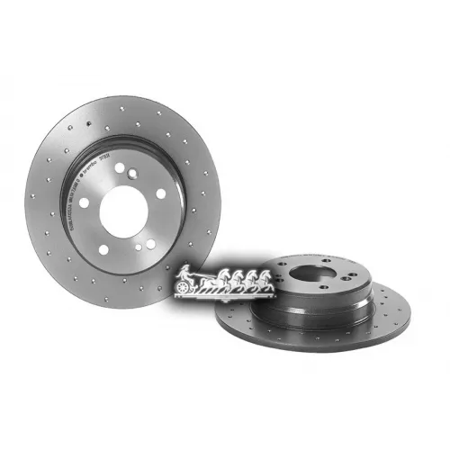 Диск Тормозной Mb W202/W203/W210 (С Перфорацией) 1.8-3.2 Задн. D=278 Brembo 