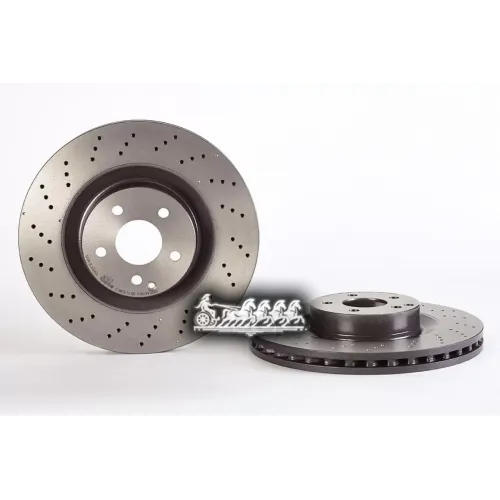 Диск Тормозной Mb W221/C216 05- 2.5-4.5 Перед.вент.(С Перфорацией) D=350 Brembo 