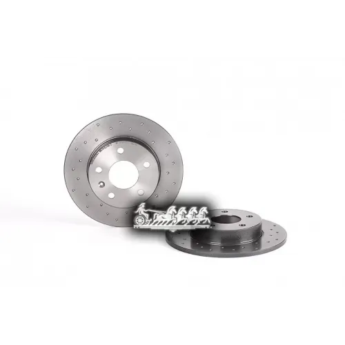 Диск Тормозной Opel Astra H/Corsa C 04- Зад.вент. (С Перфорацией) Brembo 