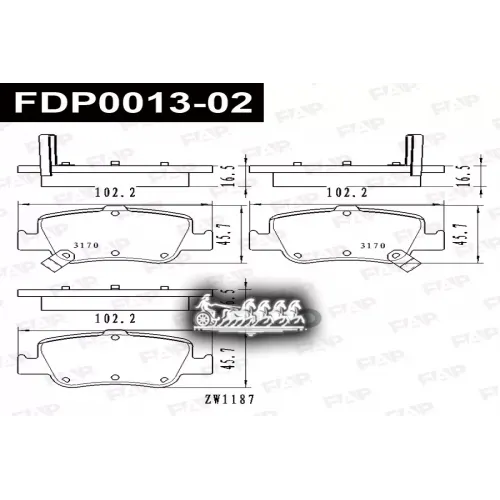 Колодки Тормозные Toyota Auris 07- 1.4-1.6 FAP 