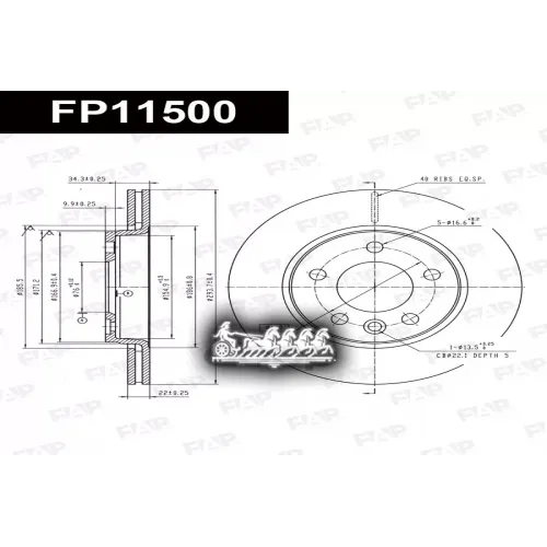 Диск Тормозной Vag Transporter V -09 FAP 