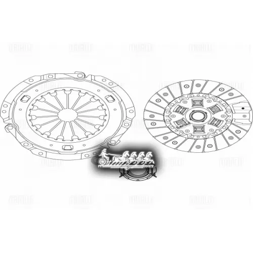 Сцепление В Сборе Для А/М Great Wall Safe (01-)/Wingler (06-) 2.2I (С Мех.муфт)(Эл.раздат.) (Fr 2720 Trialli FR 2720