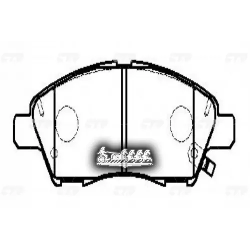 Колодки Тормозные Nissan (= Ckn130) CTR 
