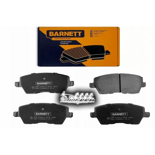 Колодки Тормозные Lada/Nissan Vesta/Largus/Note(E11)/Micra Iii(K12)/Captur I/Clio Iv Перед. BARNETT 