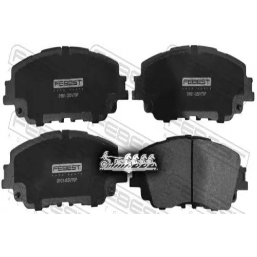 Колодки Тормозные Toyota Camry V70/ Rav4 V 18- Передние Febest 0101-GSV70F