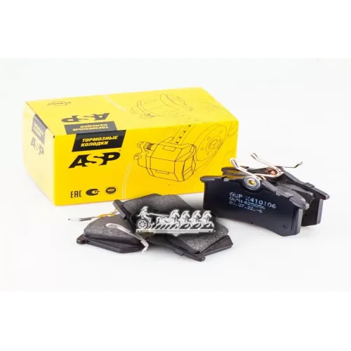 Колодки Тормозные Psa C4/207/307 06- Задн. ASP 
