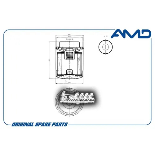 Фильтр Масляный AMD 