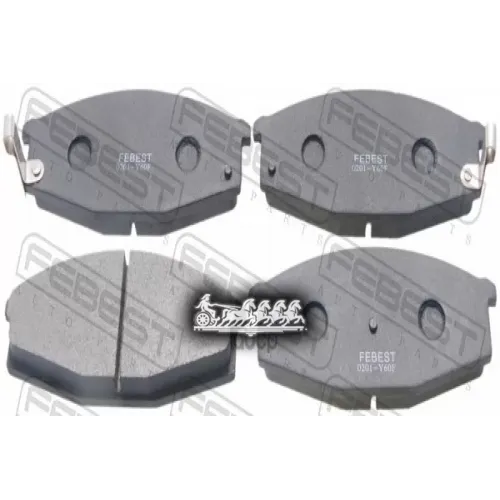 Колодки Тормозные Передние Febest 0201-Y60F