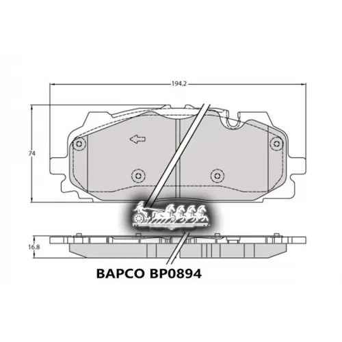 Колодки Тормозные Audi/Vw A4/A5/A7/A8/Q5/Q8/Toureg 18- Перед.дисковые BAPCO 