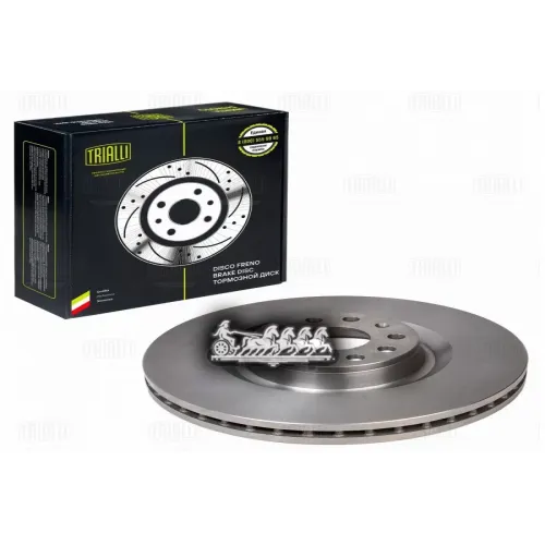 Диск Тормозной   Audi A3 (03-)/Vw Golf V (03-)/Golf Vi (08-) Перед. D=345 (Df 180129) Trialli 