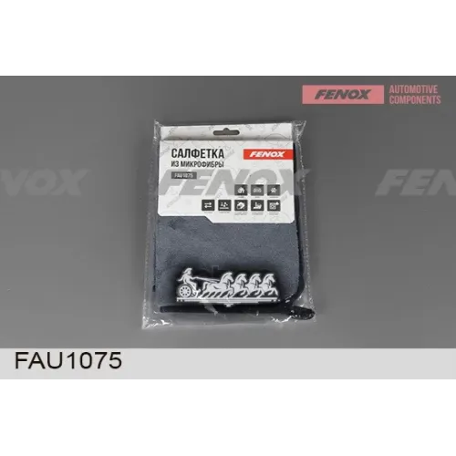 Салфетка Из Микрофибры Двусторонняя 30*40См 800 Г/М2 Серый/Красный FENOX 