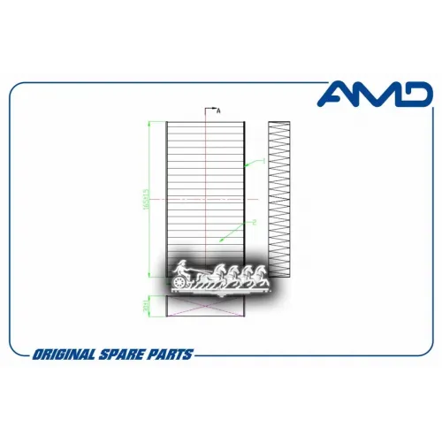 Фильтр Салона Угольный AMD 