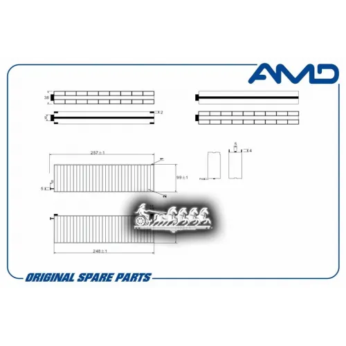 Фильтр Салона Угольный AMD 