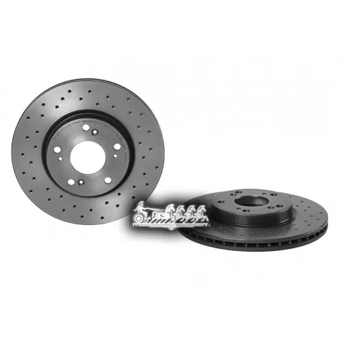 Диск Тормозной Honda Civic 05- (С Перфорацией) Перед. D=282 (Мин. 2 Шт.) Brembo 