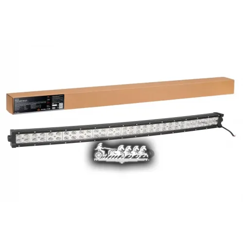 Фара Светодиодная (Балка) Двухрядная Изогн. 60Led Комбин.свет 180Вт 820Х78х60мм 12/24В AIRLINE 
